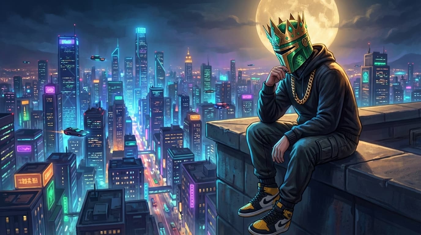 Rooftop contemplation — the early days