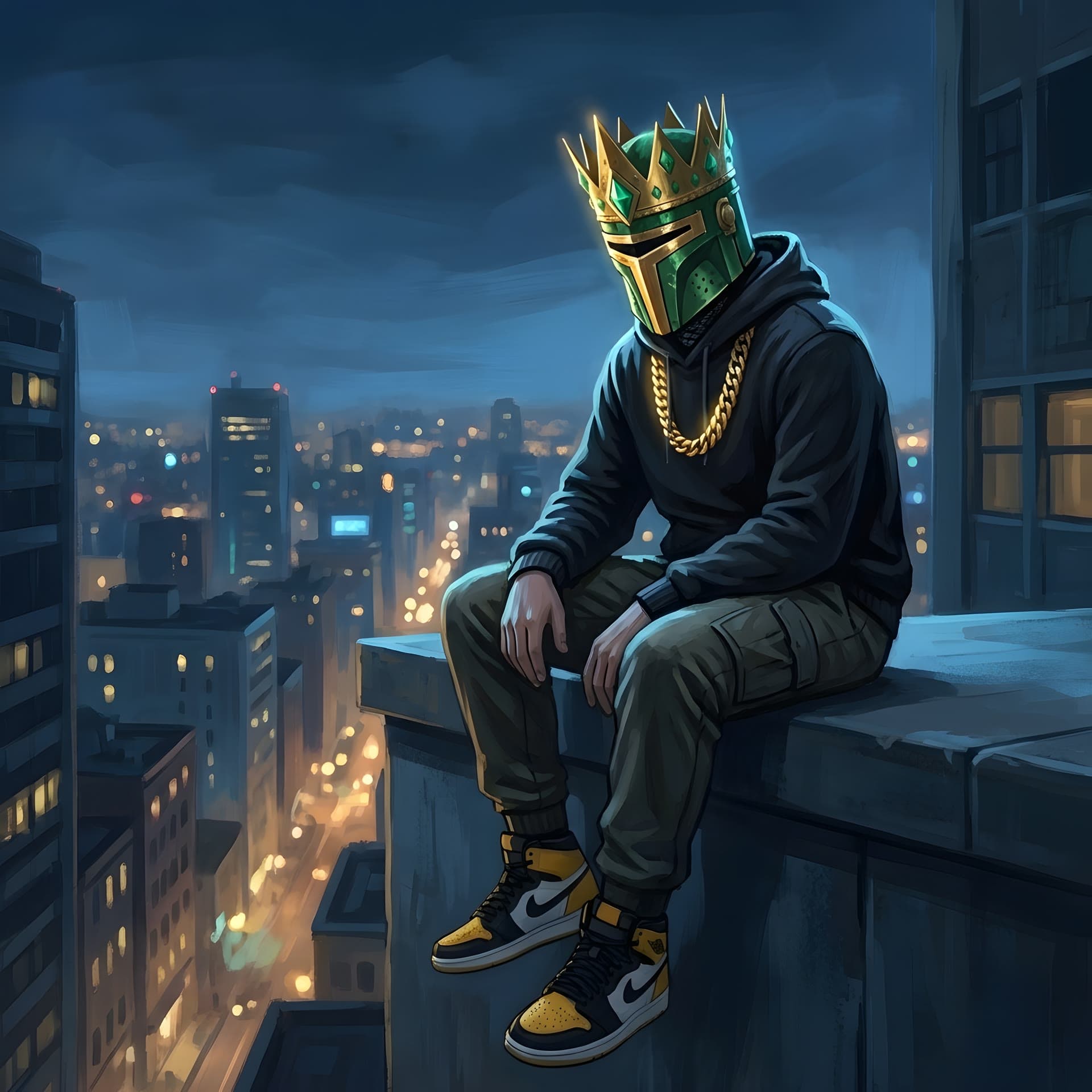 The Crusader, contemplating